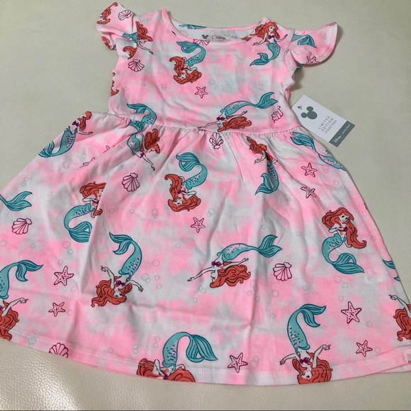 Disney Ariel mermaid 🧜‍♀️ cute pink dress - Picture 4 of 6